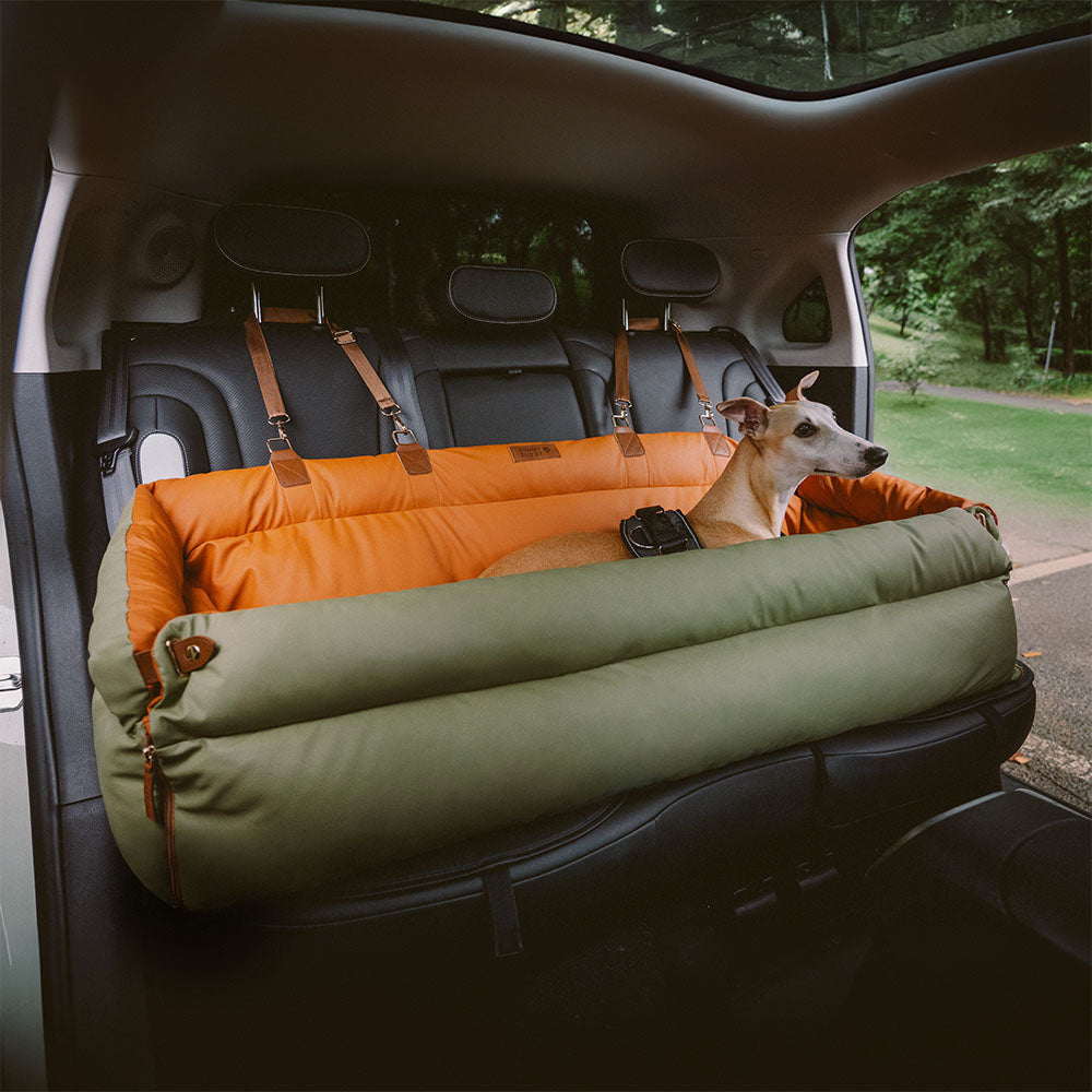 Letto del sedile per auto con cani in fico deluxe in vetro - Urban Voyager