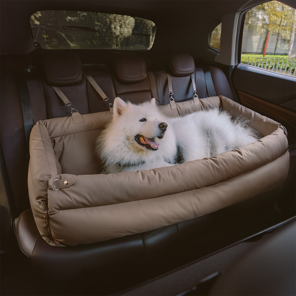 Letto del sedile per auto con cani in fico deluxe in vetro - Urban Voyager