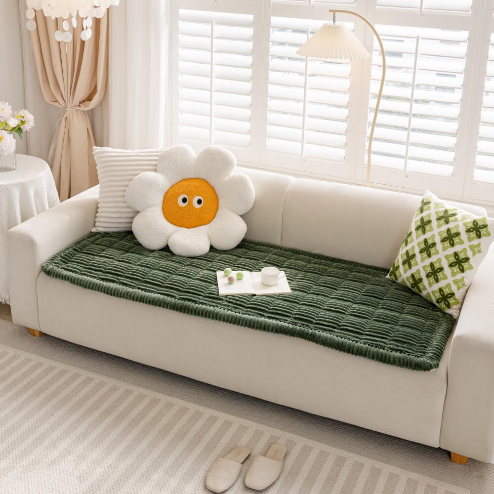 Pago di divano non slip di flanella morbida pigra