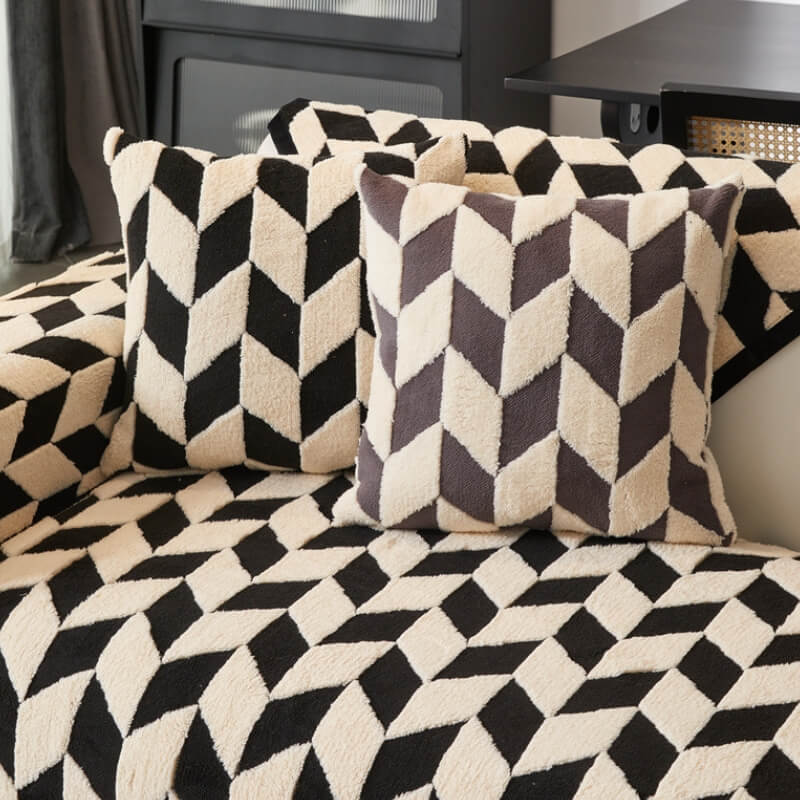 Cover del divano di divano peluche di peluche moderno