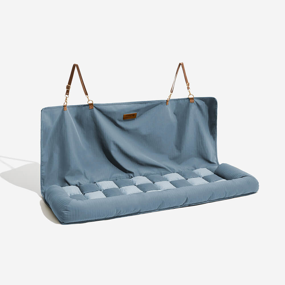 Sedile posteriore di sicurezza del cestino da viaggio Liced sedile per auto con cani - Scatto di scacchiere