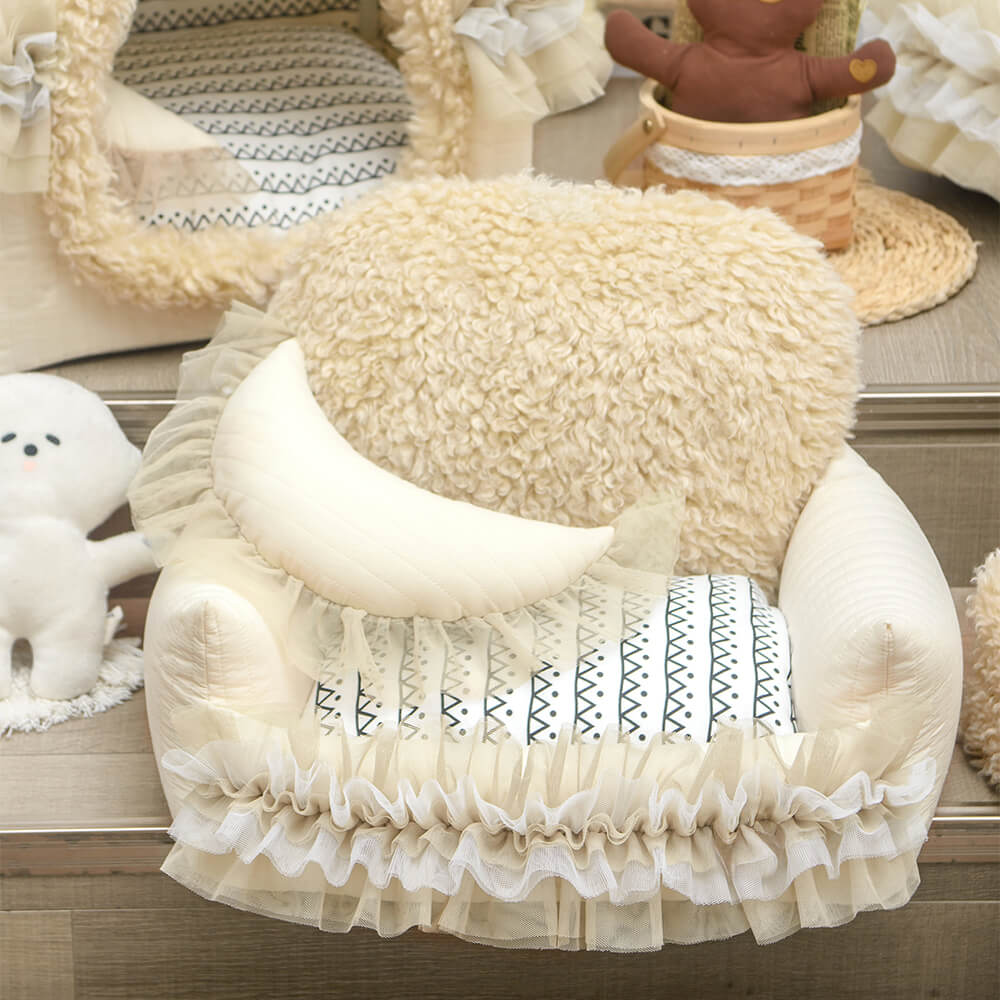 Lit pour chien ultra-chaud en fausse laine d'agneau Nordic Soft