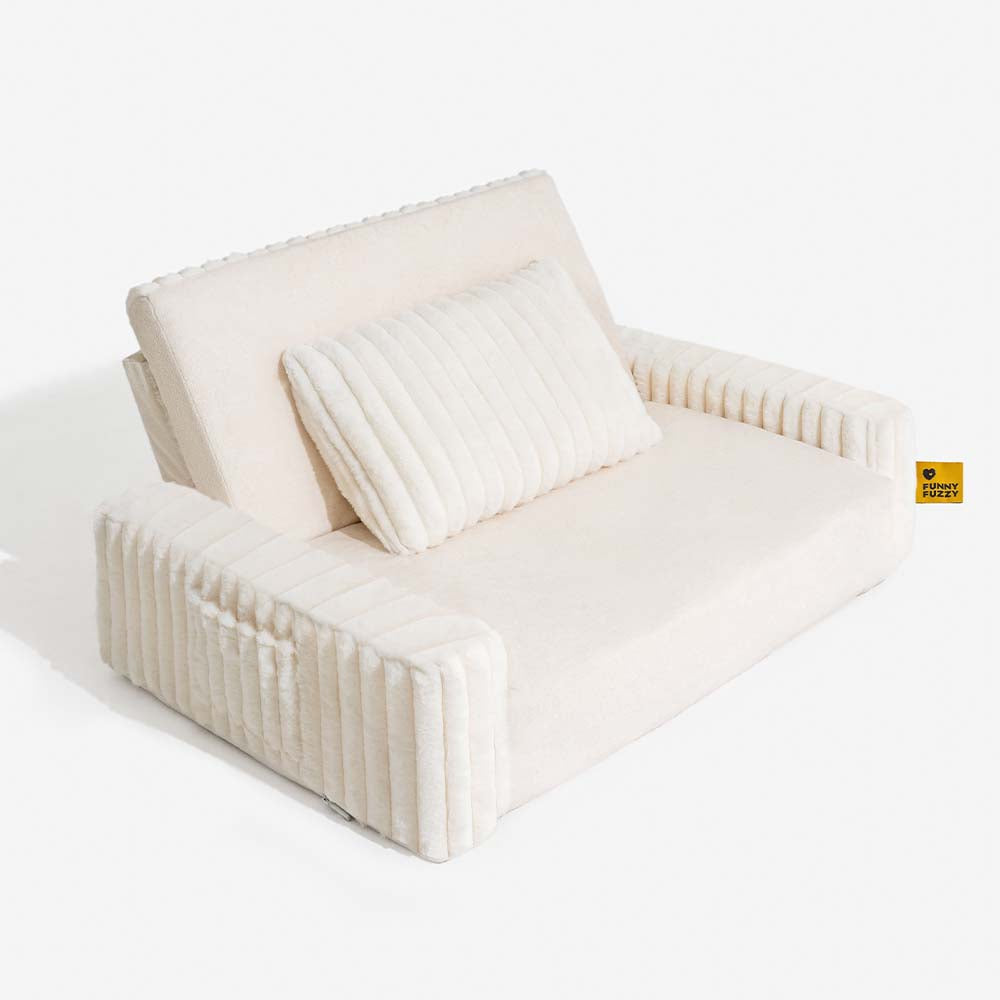 Pelocità soffice grande lettino ortopedico del dog umano-dog