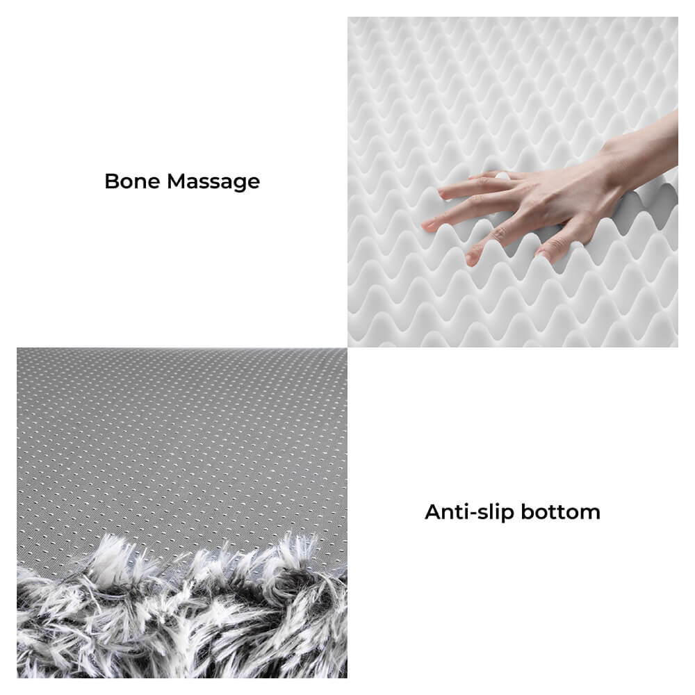 Pelocità soffice grande lettino ortopedico del dog umano-dog