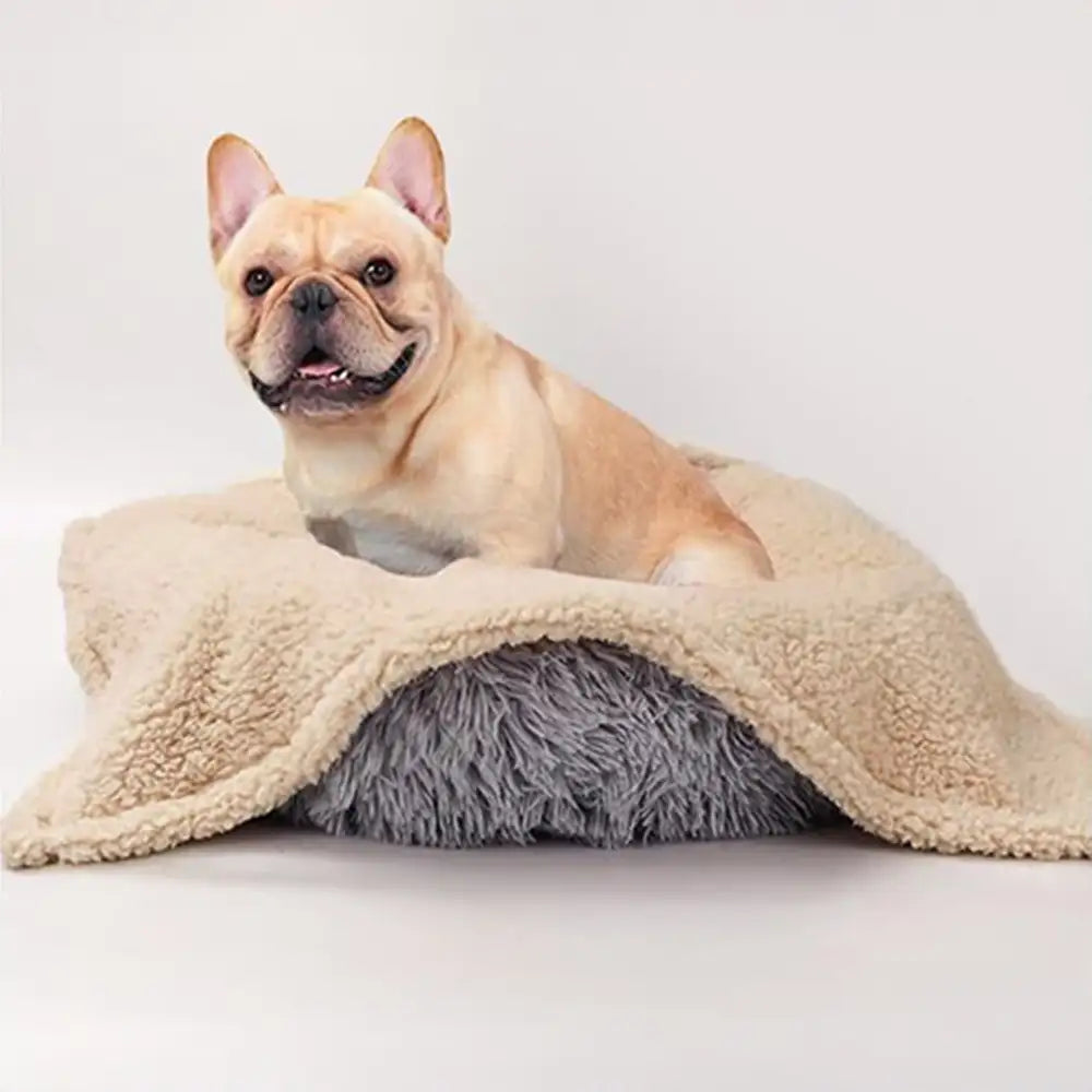 Polar Fleece Comfortable Warm Multifunctional Pet Blanket