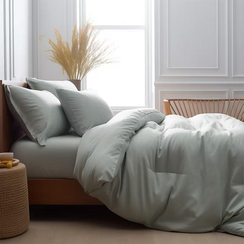 Comodo satene di lusso 100% foglio di copertina del piumone in bambù