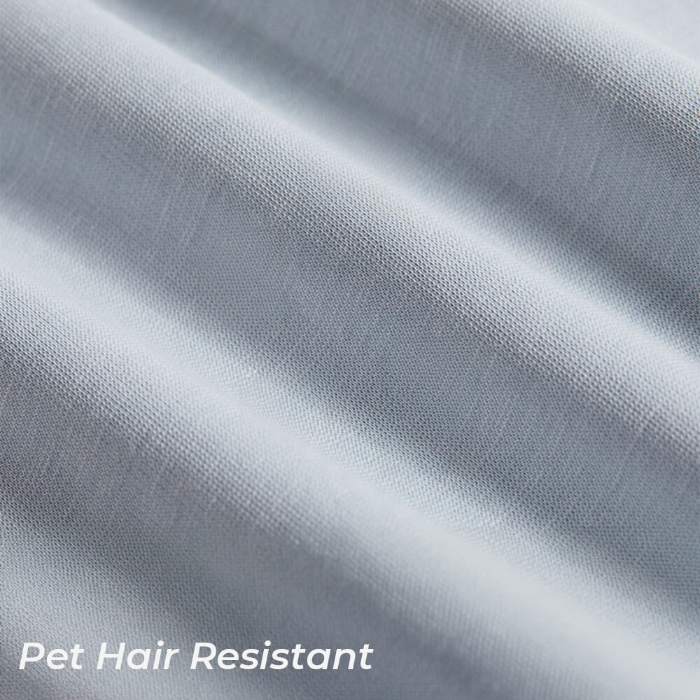 T-shirt unisexe léger et résistant aux poils d'animaux, couleur unie