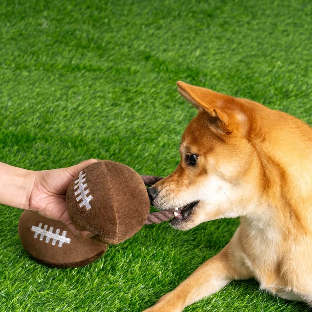 Giocattolo da calcio di calcio di rugby di peluche di peluche Super Bowl giocattolo interattivo