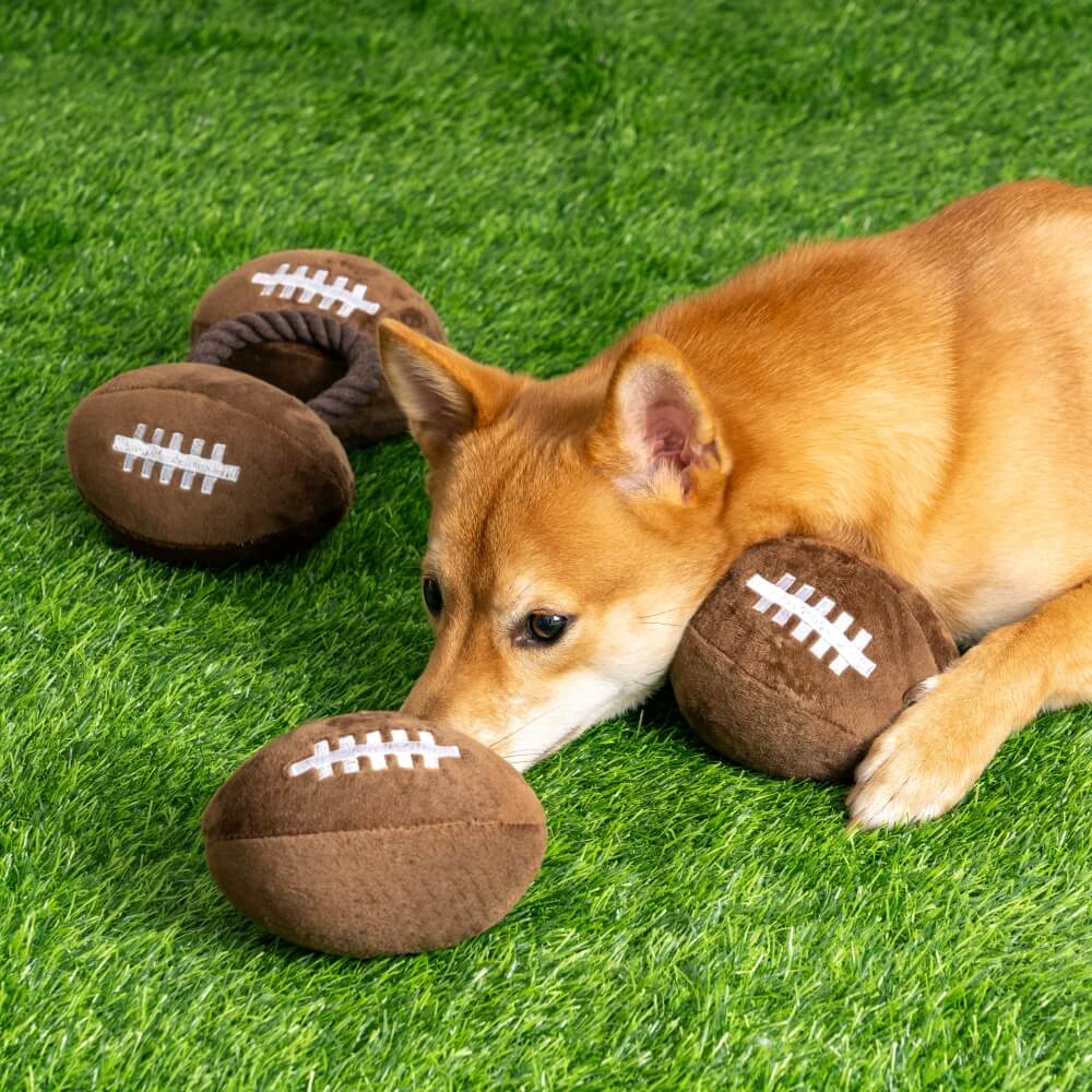 Giocattolo da calcio di calcio di rugby di peluche di peluche Super Bowl giocattolo interattivo