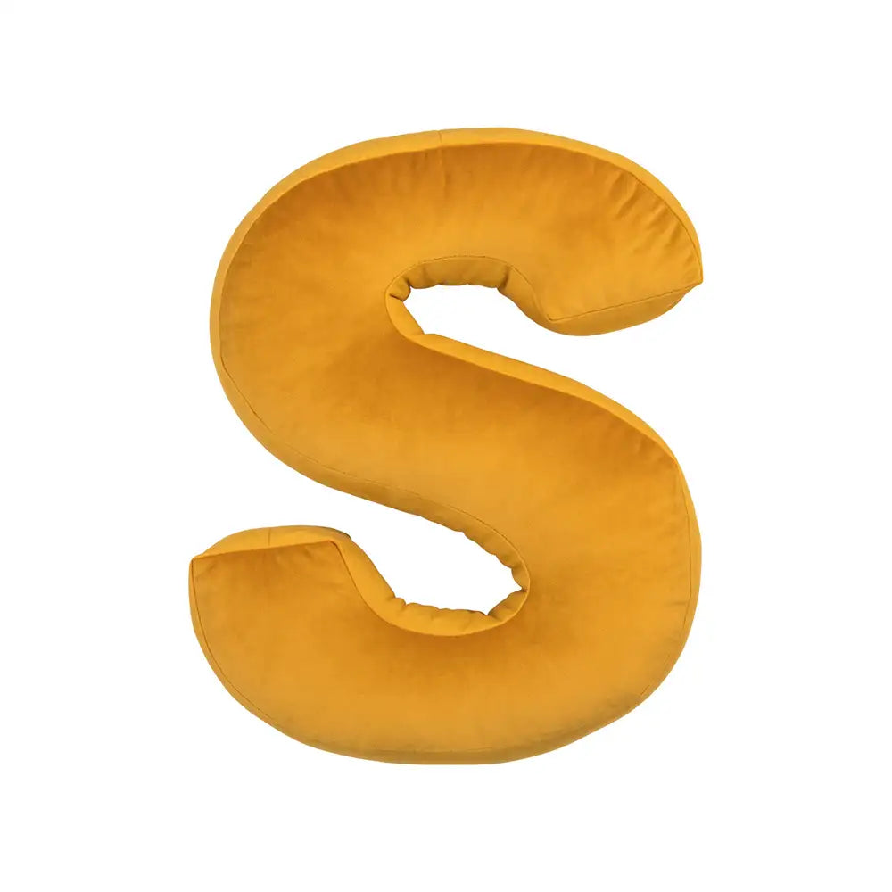 Velvet Letter Hugging Sofa Pillow
