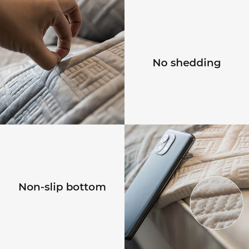 Coperchio di divano a graffio in velluto scuro