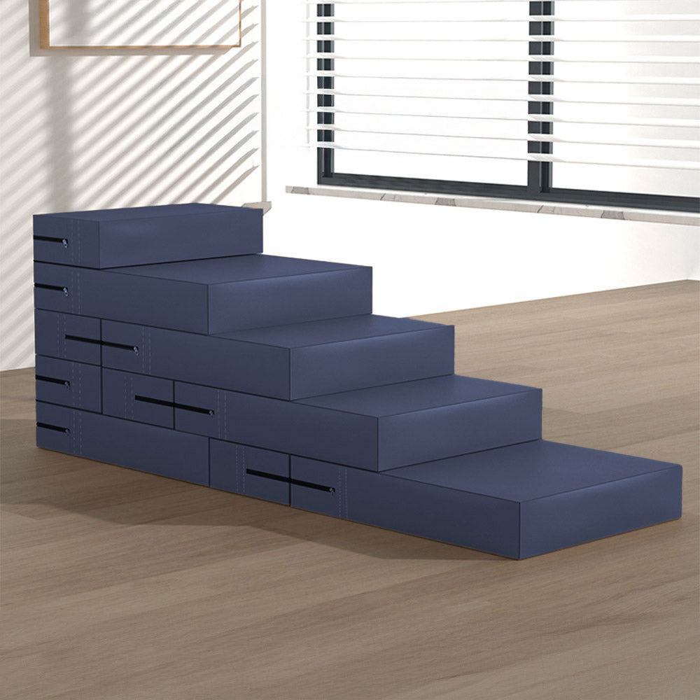 Waterproof Washable PU Leather Modular Multi-Level Pet Stairs