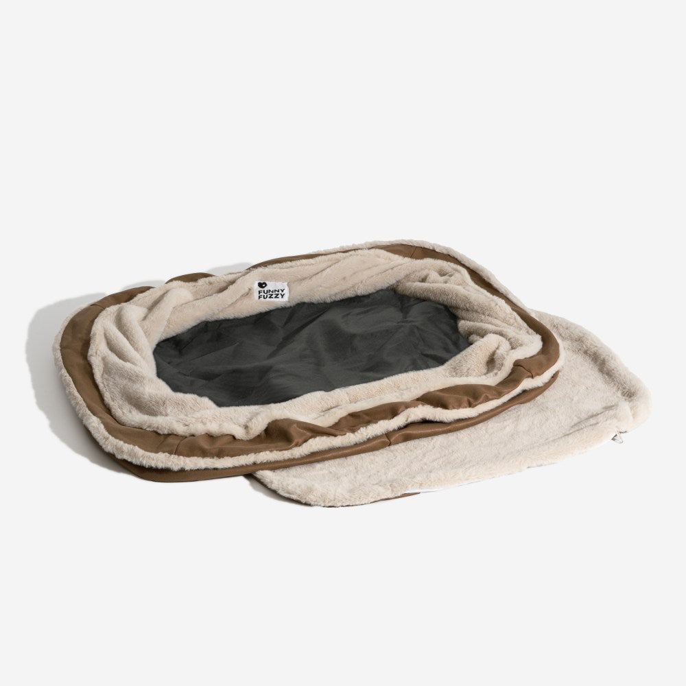 Grande letto per cani da letto profondo caldo