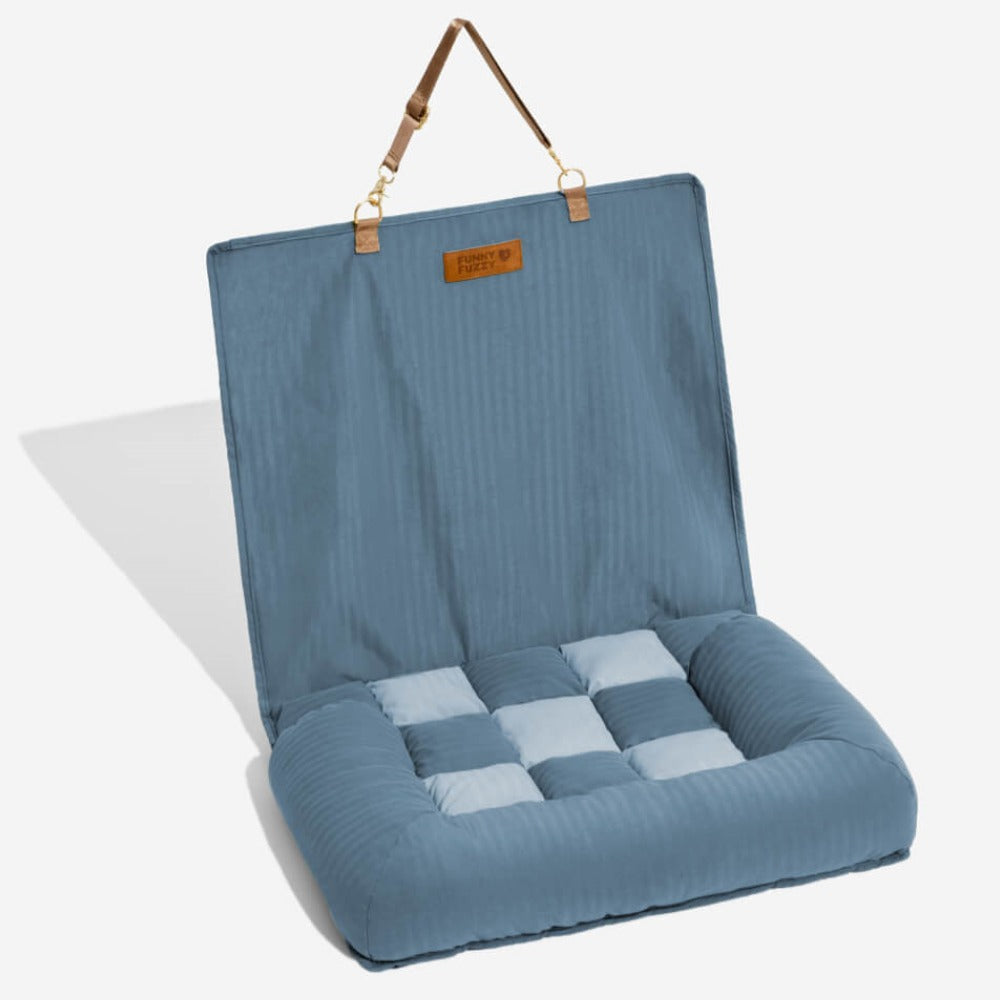 Sedile posteriore di sicurezza del cestino da viaggio Liced sedile per auto con cani - Scatto di scacchiere