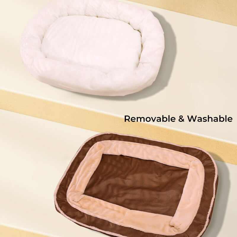 Grande letto per cani da letto profondo caldo