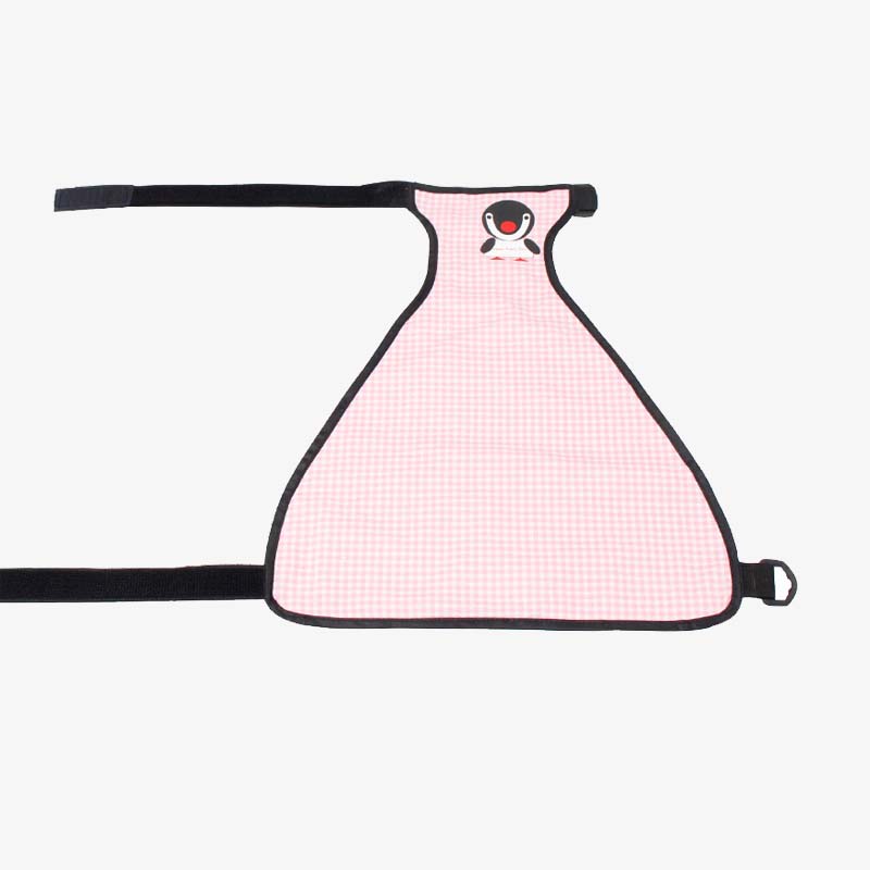 Cubierta de perrito de babero de mascotas a cuadros impermeables