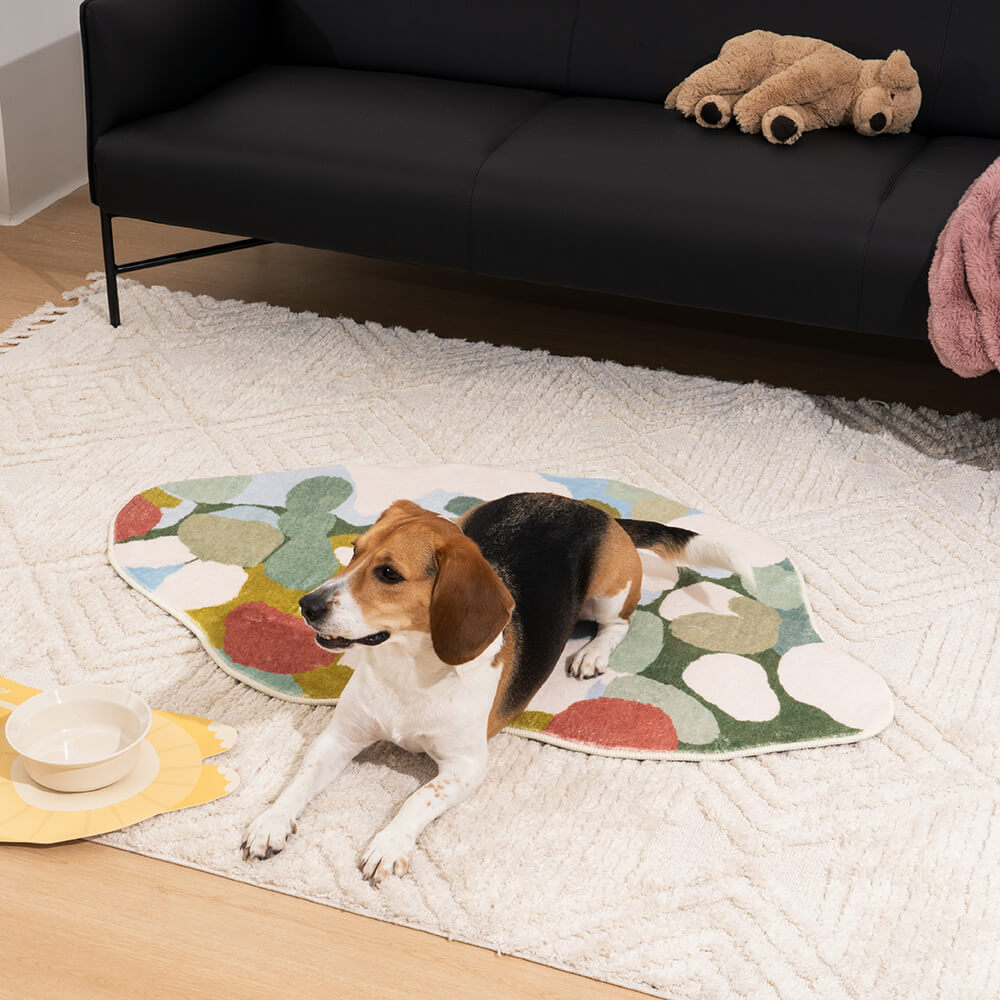 Greenery Forest Heterotype Plush Carpet Pet Mat Pet Rug - FUNNYFUZZY