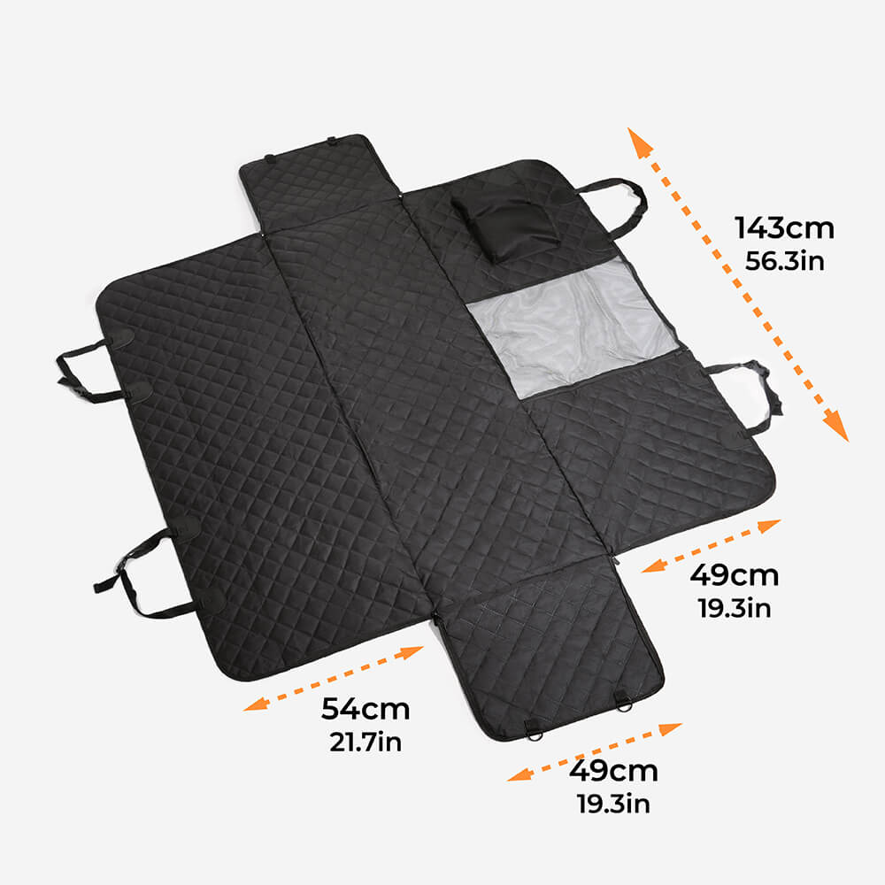 Oxford Fabric Multifunctional Dog Car Seat Cover - FUNNYFUZZY