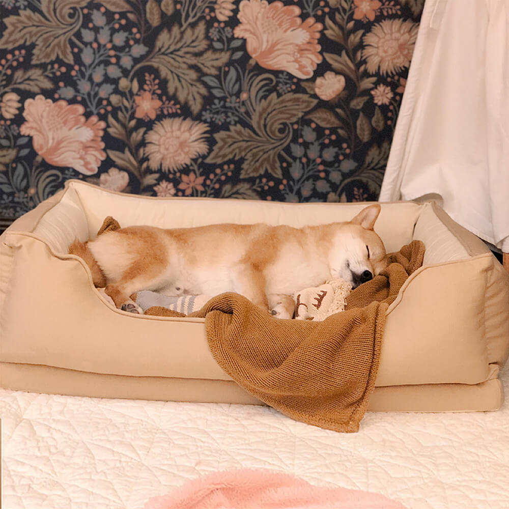 Dog Bed - Square Bread - FUNNYFUZZY