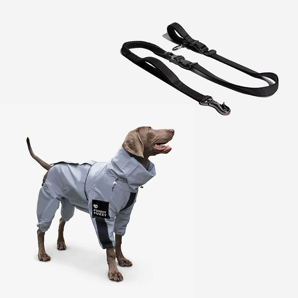 Reflective All-weather Waterproof Cool Dog Accessories Rain Coat - FUNNYFUZZY