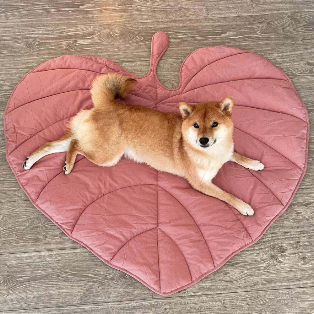 Leaf Shape Dog Blanket - FUNNYFUZZY