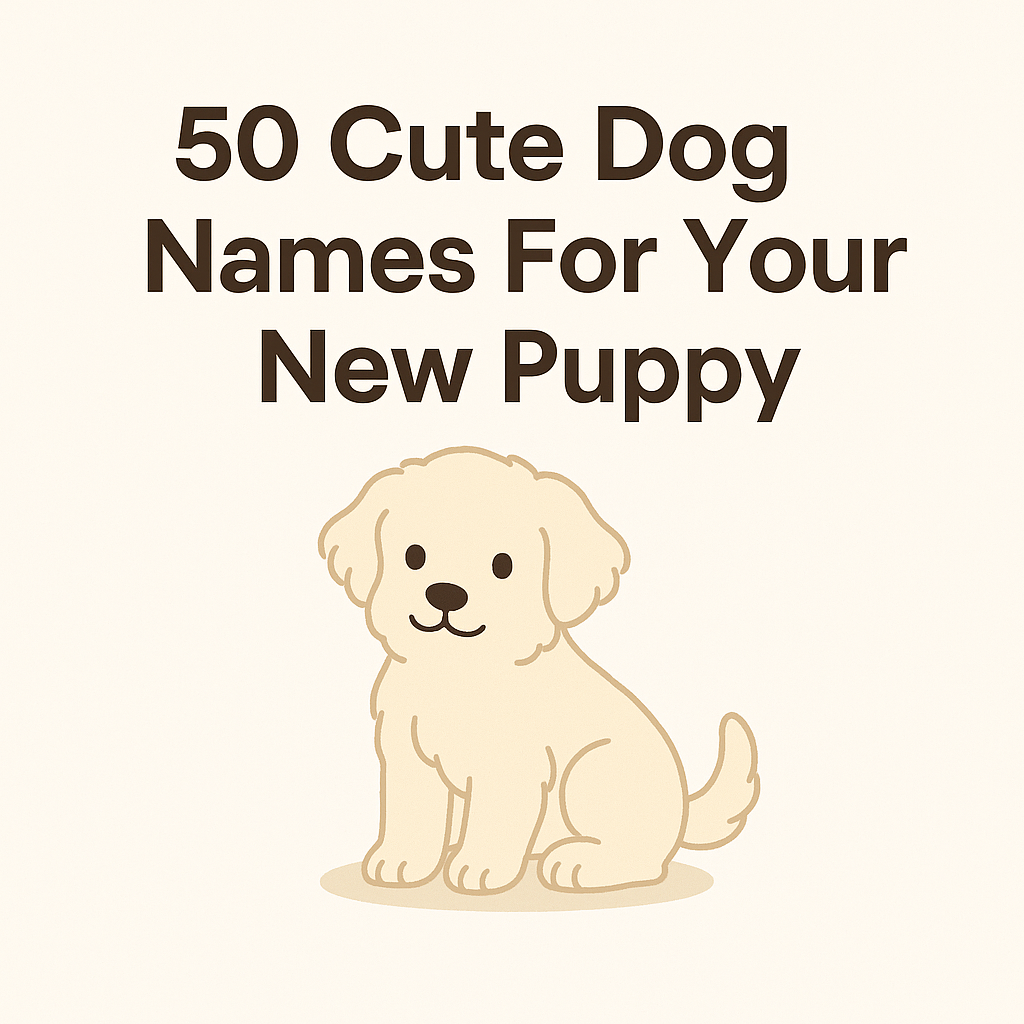 50 Cute Dog Names For Your New Puppy
