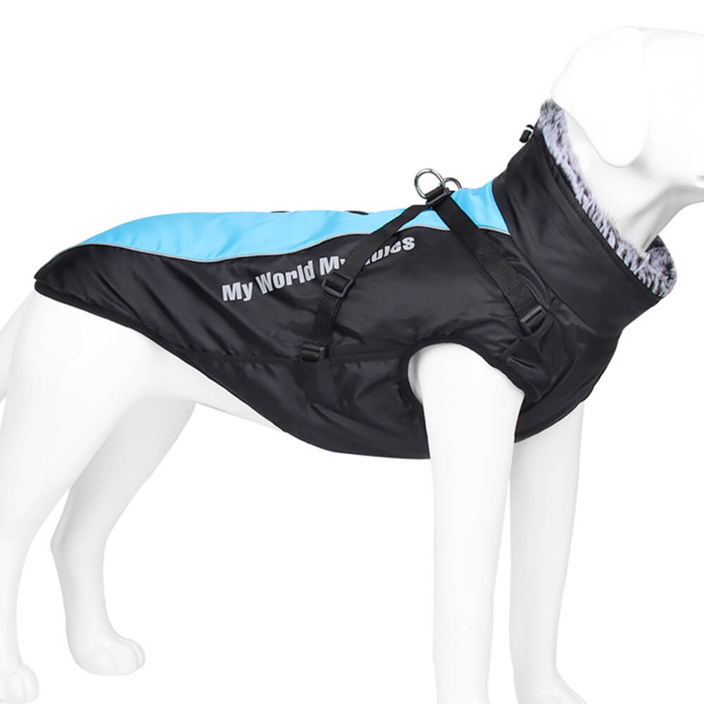 Reflective Windproof Winter Dog Coat - Ultimate Warmth and Safety for Large Dogs