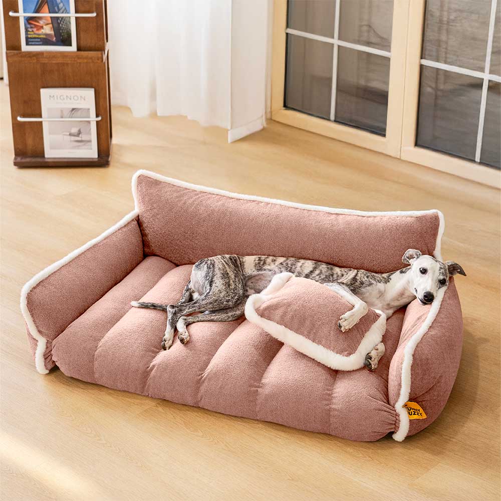 Fluffy Supportive Dog Sofa Bed - Cozy Space