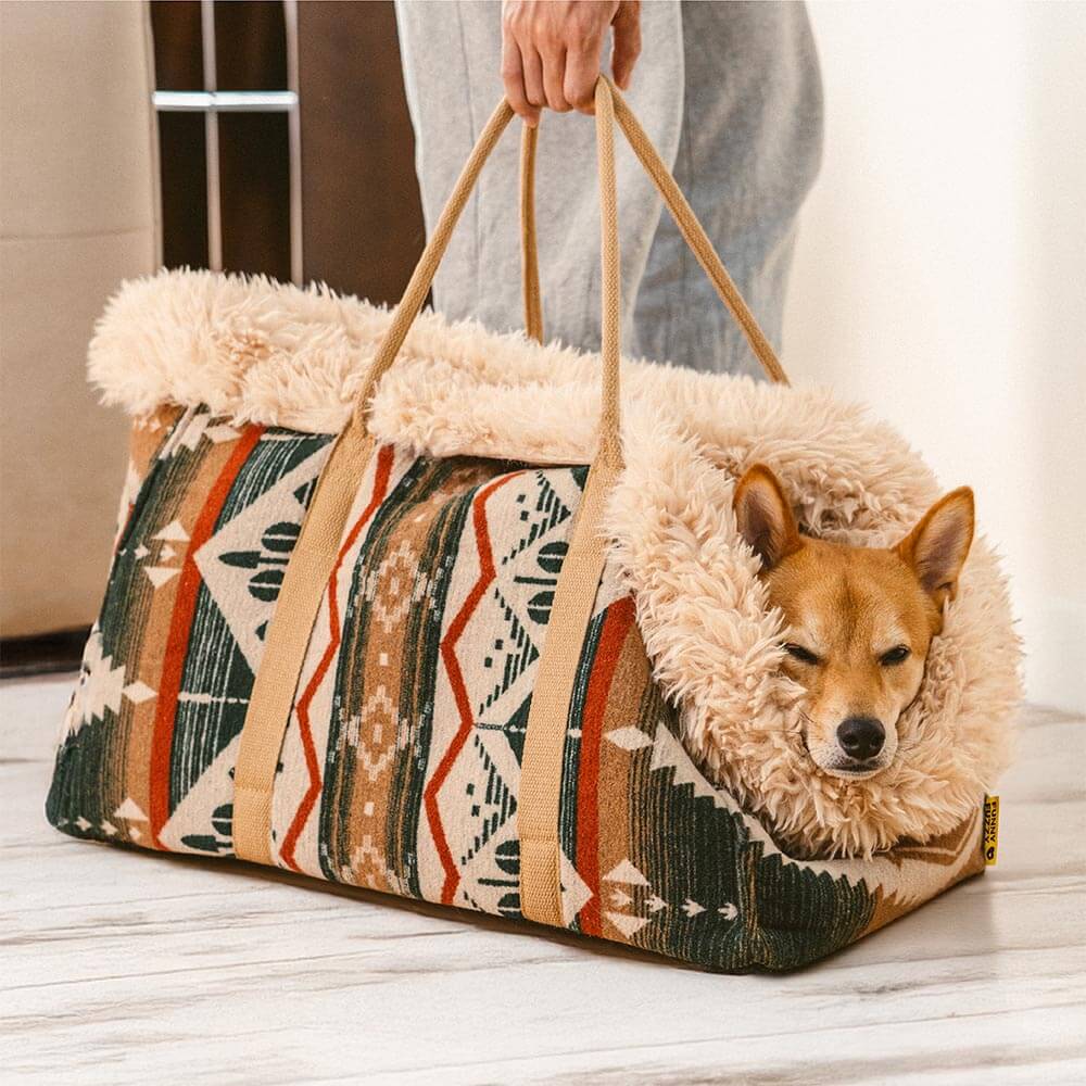 Grand sac de couchage réversible toutes saisons pour animal de compagnie et sac de couchage pour chien - Wondernap