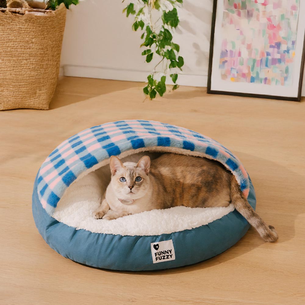 Washable Ultra Soft Sleeping Round Cat Bed