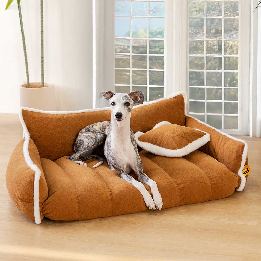 Fluffy Supportive Dog Sofa Bed - Cozy Space