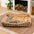Vintage Checkered Washable Plush Cozy Bolster Dog Bed – TuckNap
