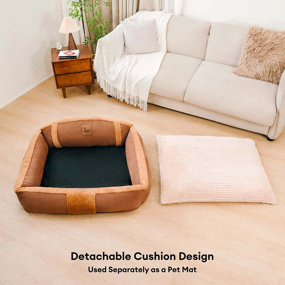 Grand lit pour chien vintage et confortable et apaisant