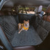 Cubierta de asiento para perros de automóvil múltiple impermeable: protector de asiento trasero convertible para mascotas