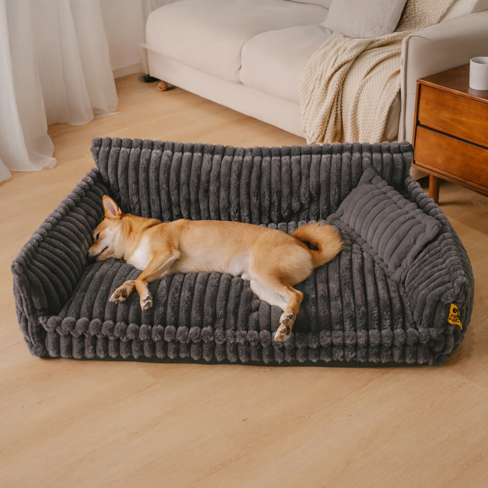 Grand oreiller orthopédique doux et lavable pour chien, canapé-lit, Snoozy Dream