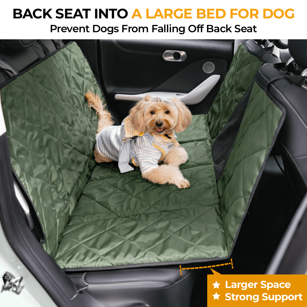 Lit de siège arrière de voiture pliable pour chien, portable et imperméable, voyage