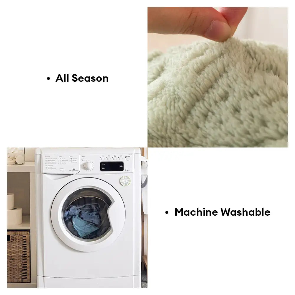 Toda la temporada de estilo nórdico Nórdico Plush Talled Decorativo Cubierta de sofá sin deslizamiento