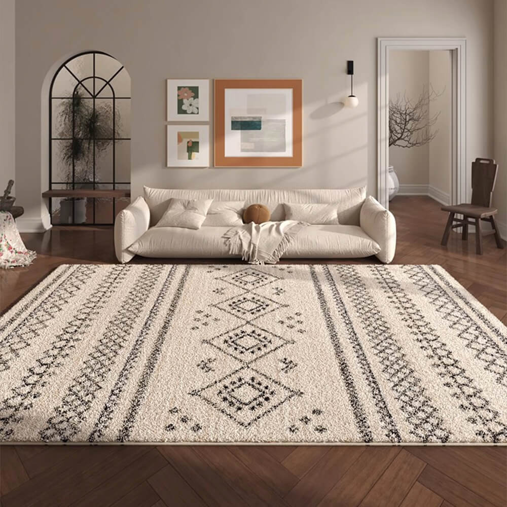 Bohemian Geometric Art Soft Comfort Smooth Area Rug