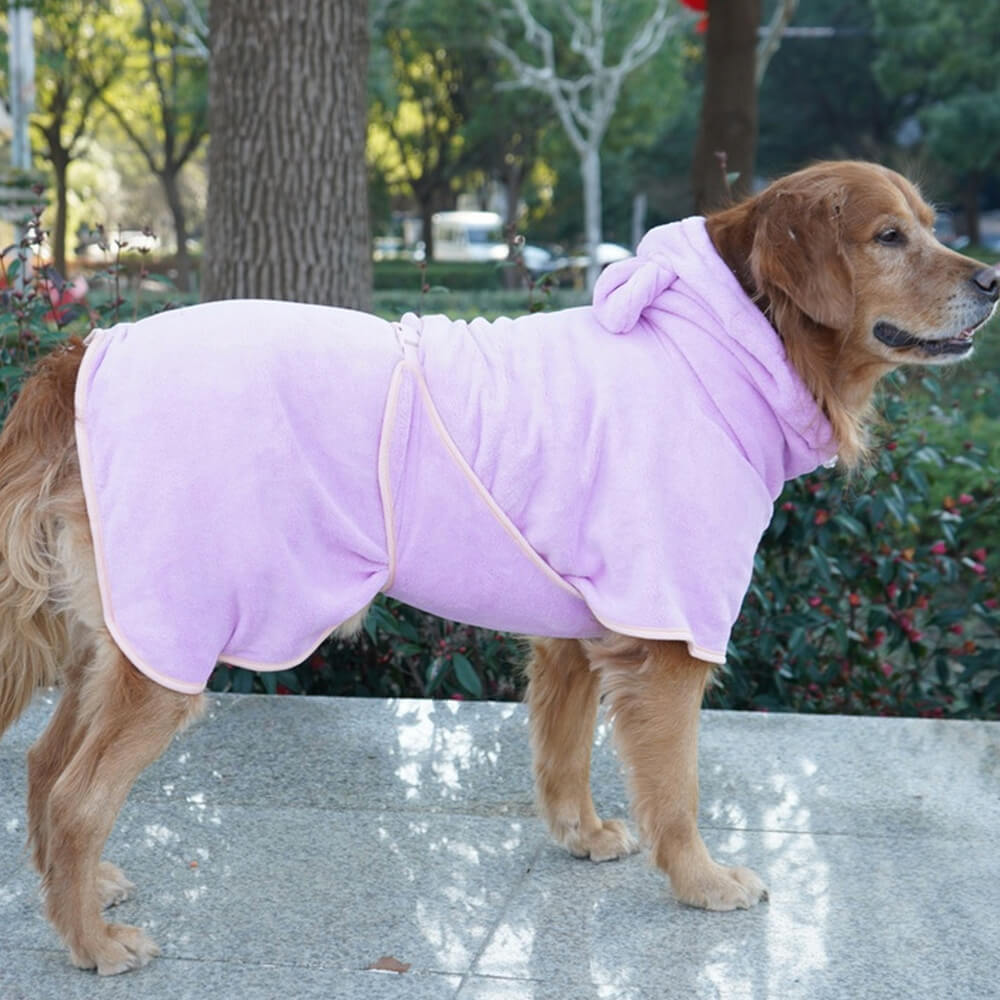 Pumpkin Soft Absorbent Dog Bathrobe Towel