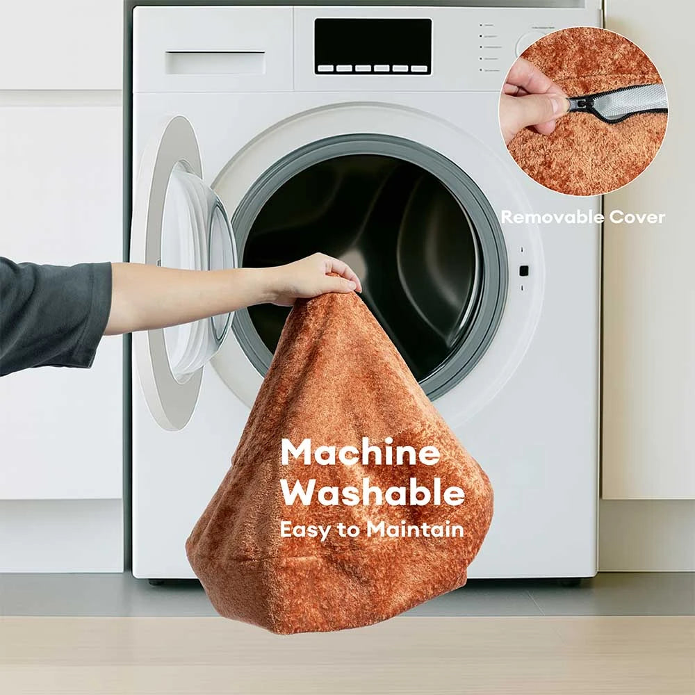 Luxe Diamond Velvet extraíble cama ortopédica para perros con almohada - Dreamnest