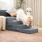 Waterproof Washable PU Leather Modular Multi-Level Pet Stairs