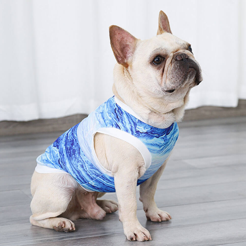 Ropa para mascotas con chaleco refrescante transpirable de verano