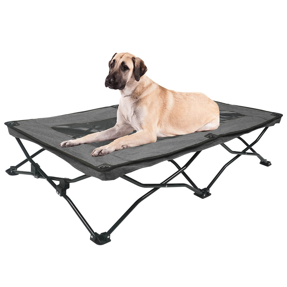 Breathable Moisture-Resistant Foldable Elevated Camping Cot Big Dog Bed