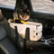 Portable Travel Faux Leather Waterproof Center Console Pet Car Seat