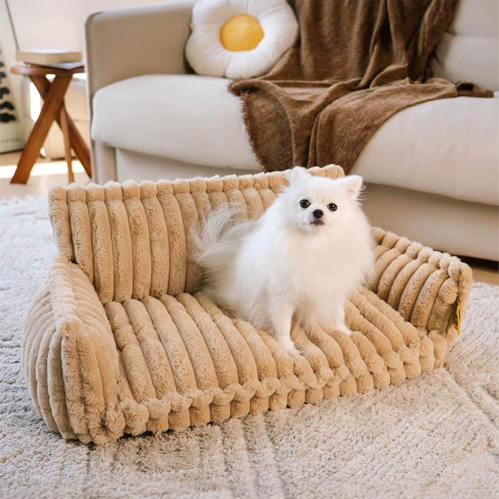 Large Washable Fluffy Orthopedic Soft Dog Pillow Dog Sofa Bed-Snoozy Dream