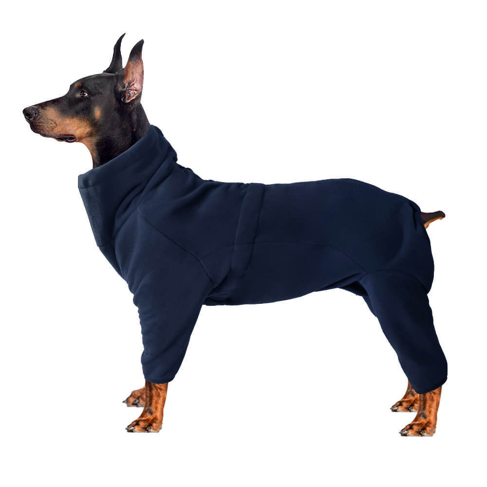 Costume en polaire pour chien – Chaleur confortable et complète pour tout le corps par temps froid