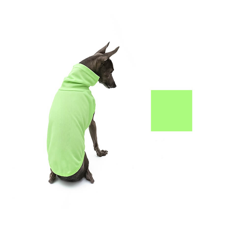 High-Visibility Lightweight Dog Turtleneck - Bright and Breathable for Outdoor Adventures