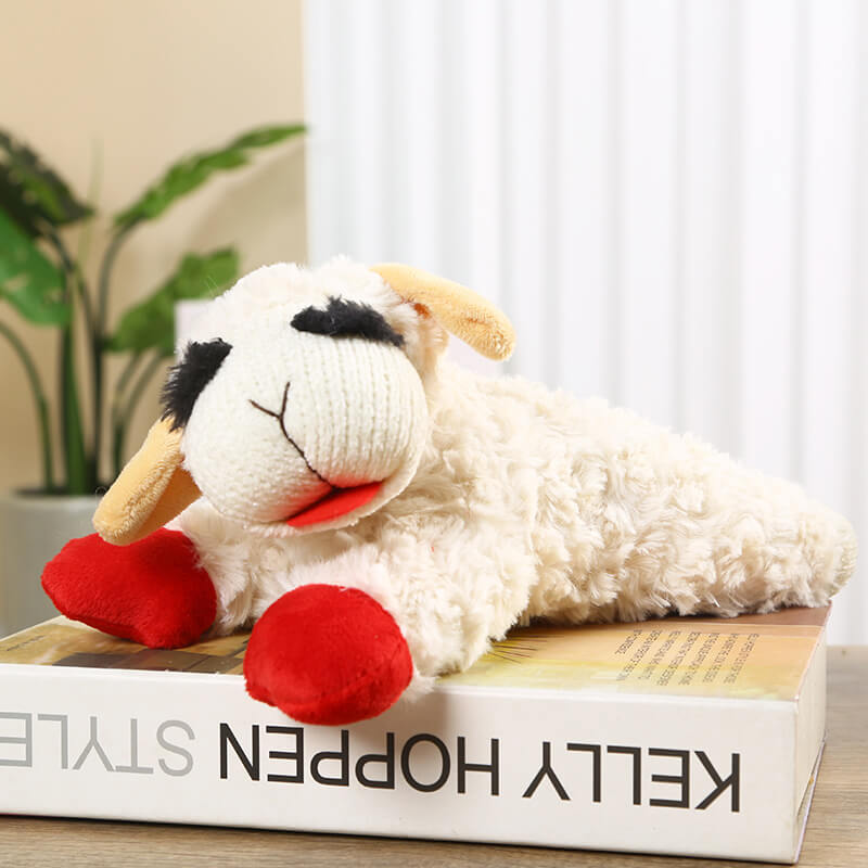 Plush Lamb Squeaker Toy Dog Interactive Toy