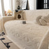 Bowknot Jacquard Plush Multifunctional Sofa Blanket Couch Cover