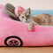 Classic Convertible Race Car Bolster Cat Bed - Fast＆Fur